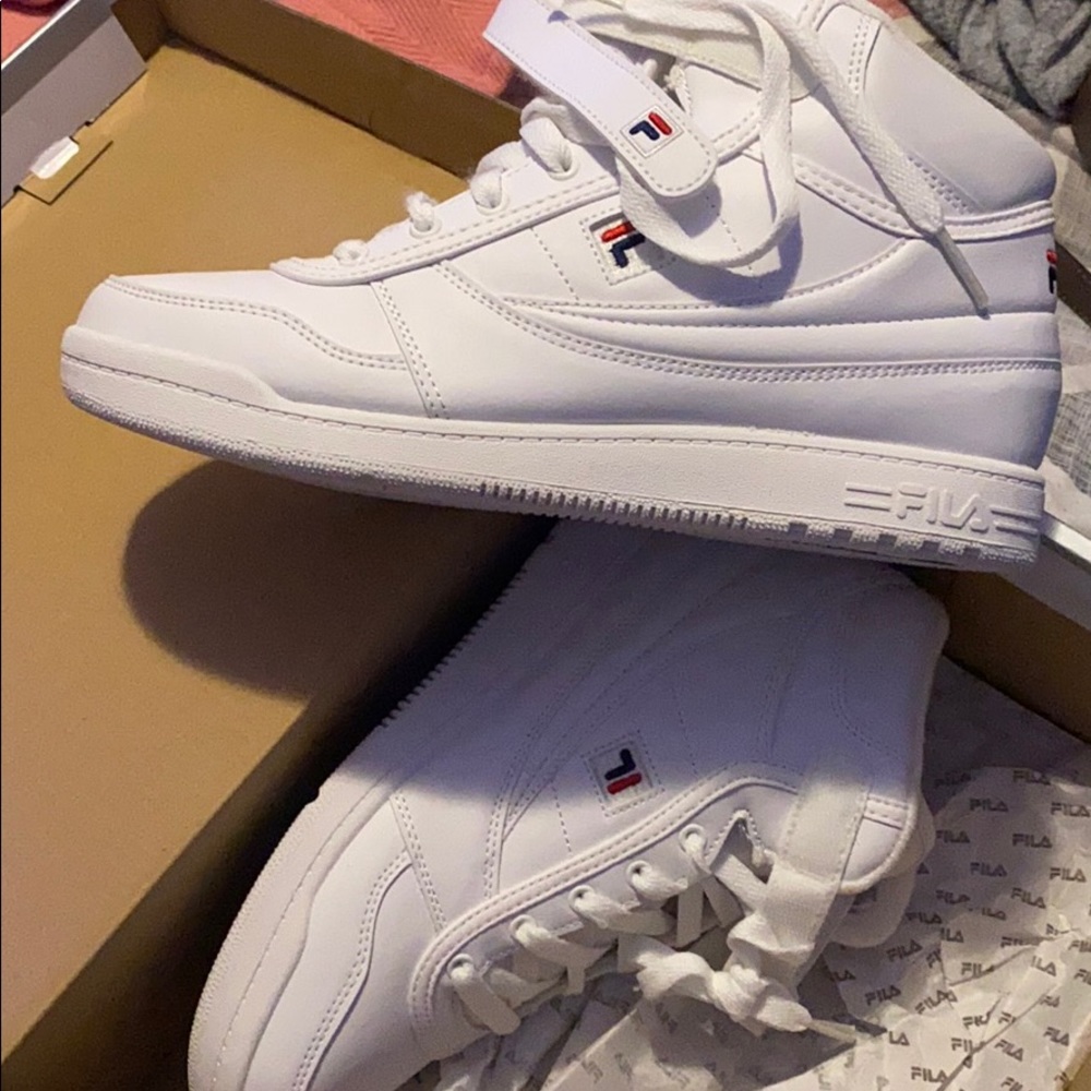 Fila high tops size 10